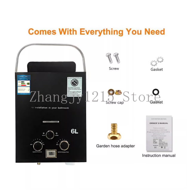 Pemanas Air Tanpa Tangki Gas L - Outdoor Camping Water Heater ulasan dan harga