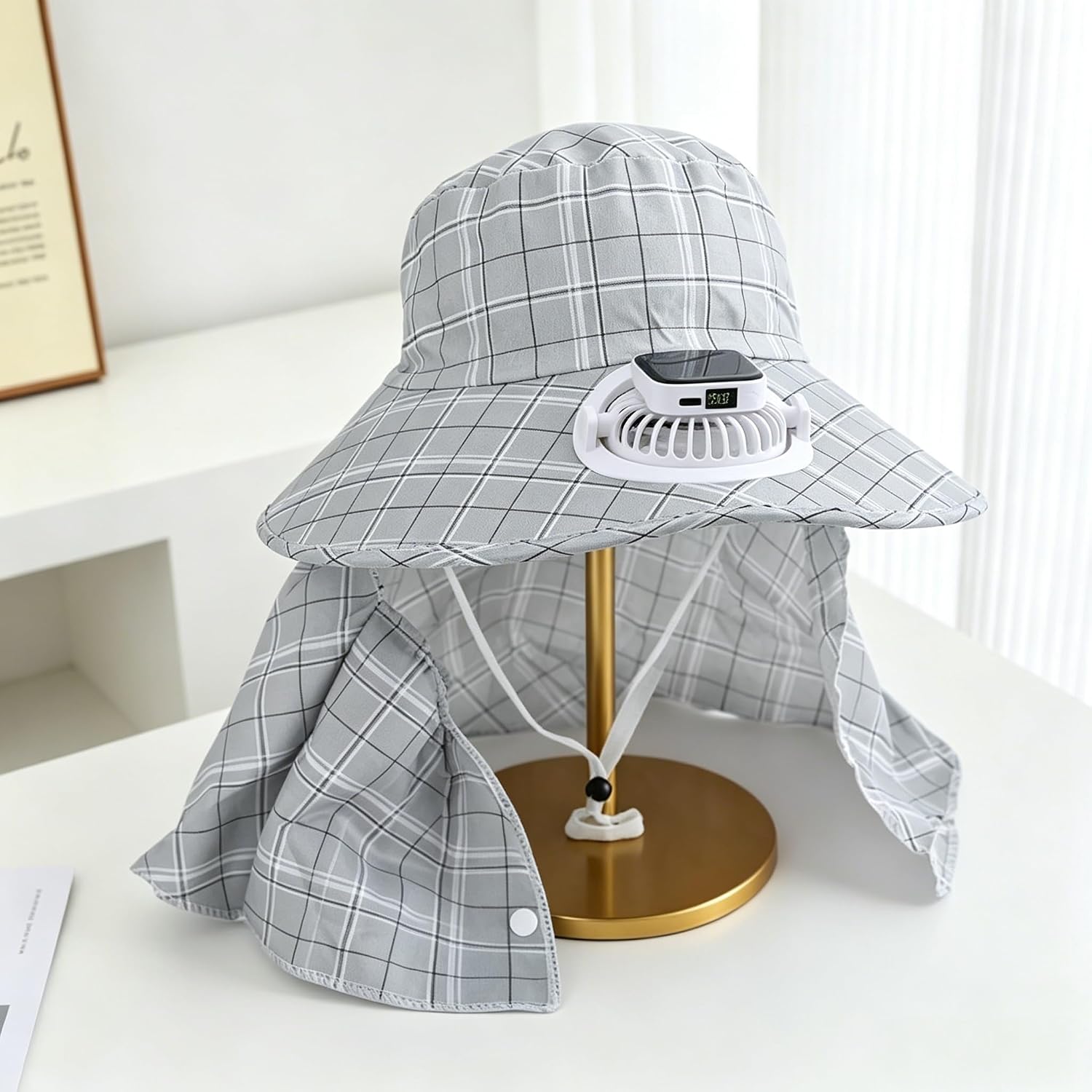 1PC Topi Kipas Pelindung Leher - Outdoor Camping Hat ulasan dan harga
