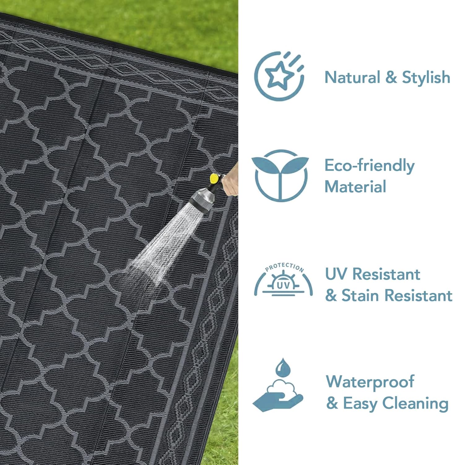 Karpet Plastik Luar Ruangan 8x - Outdoor Camping Rugs 8X10 ulasan dan harga
