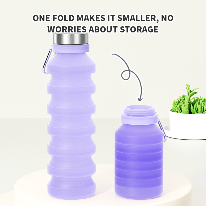 Botol Air Lipat Silikon, Botol - Collapsible Water Bottle ulasan dan harga