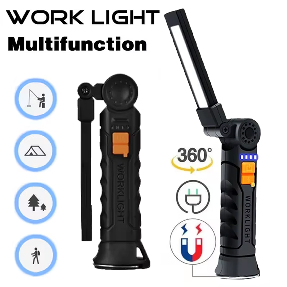 Senter LED COB Portabel Senter - Outdoor Camping Adventure Lamp ulasan dan harga