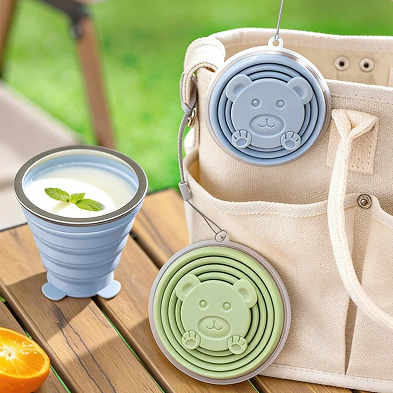 Cangkir Silikon Lipat Portabel - Collapsible Water Bottle ulasan dan harga