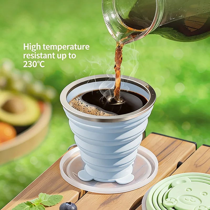 Cangkir Silikon Lipat Portabel - Collapsible Water Bottle ulasan dan harga
