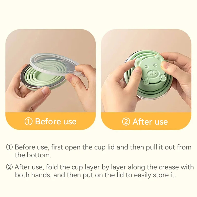 Cangkir Silikon Lipat Portabel - Collapsible Water Bottle ulasan dan harga