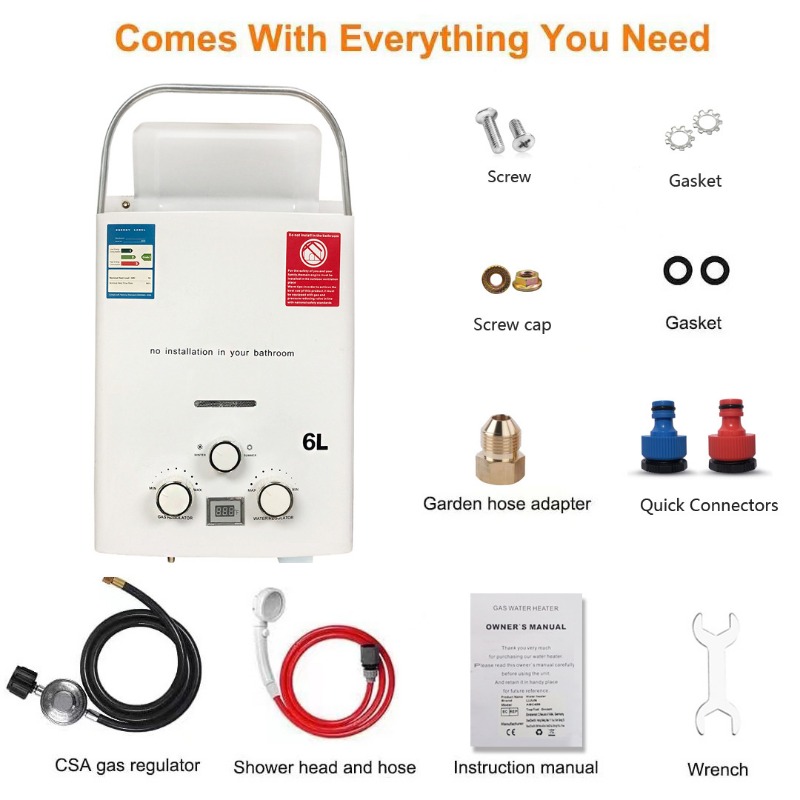 Pemanas air luar ruangan untuk - Outdoor Camping Water Heater ulasan dan harga
