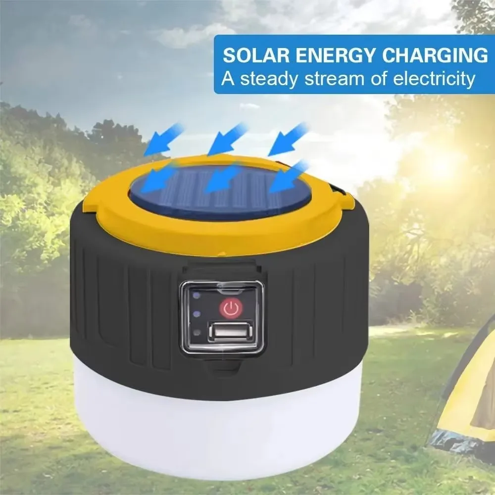Lampu Camping Tenaga Surya LED - Outdoor Camping And Fishing ulasan dan harga
