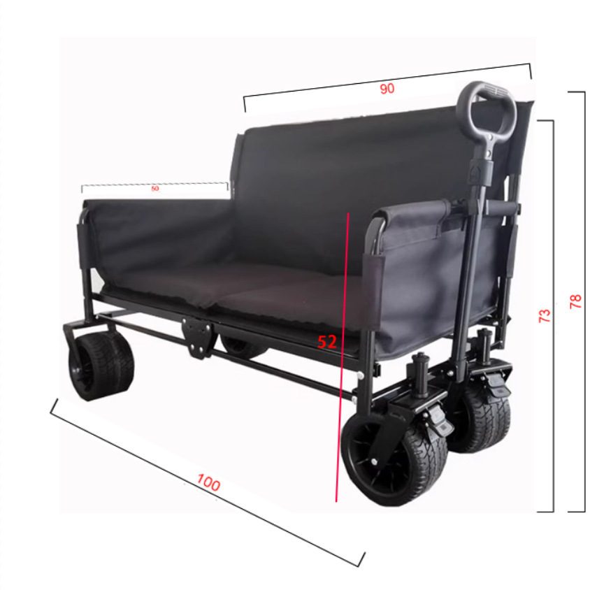 JXFT Gerobak Lipat Multifungsi - Outdoor Camping Wagon ulasan dan harga
