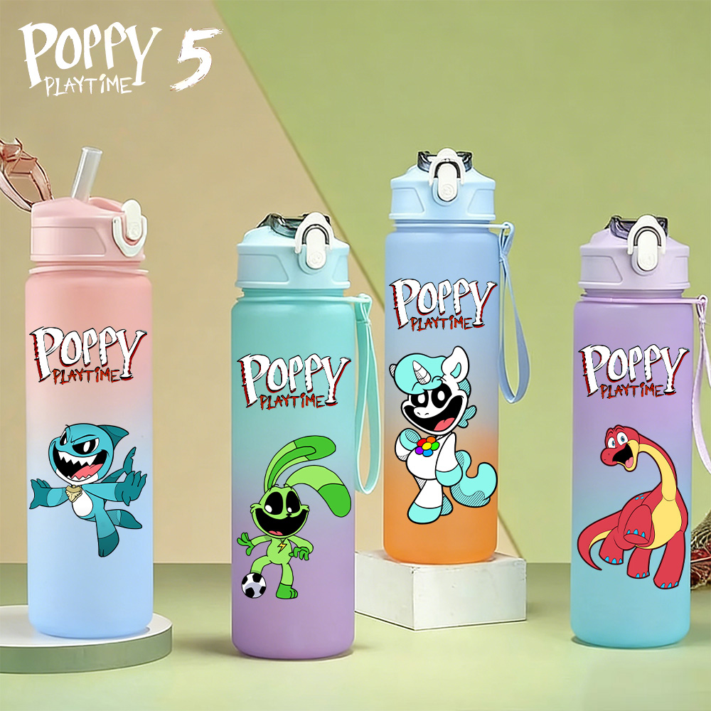 750Ml Botol Jerami Poppy Playt - Outdoor Camping Water Tank ulasan dan harga