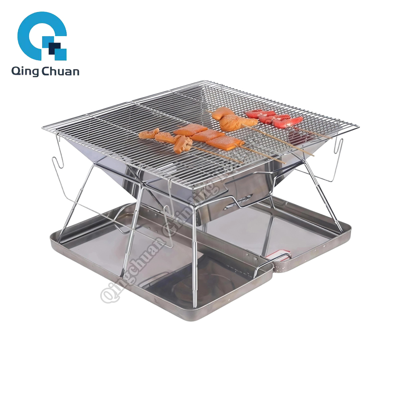 Kompor Arang Lipat Baja Tahan  - Outdoor Camping Stove ulasan dan harga