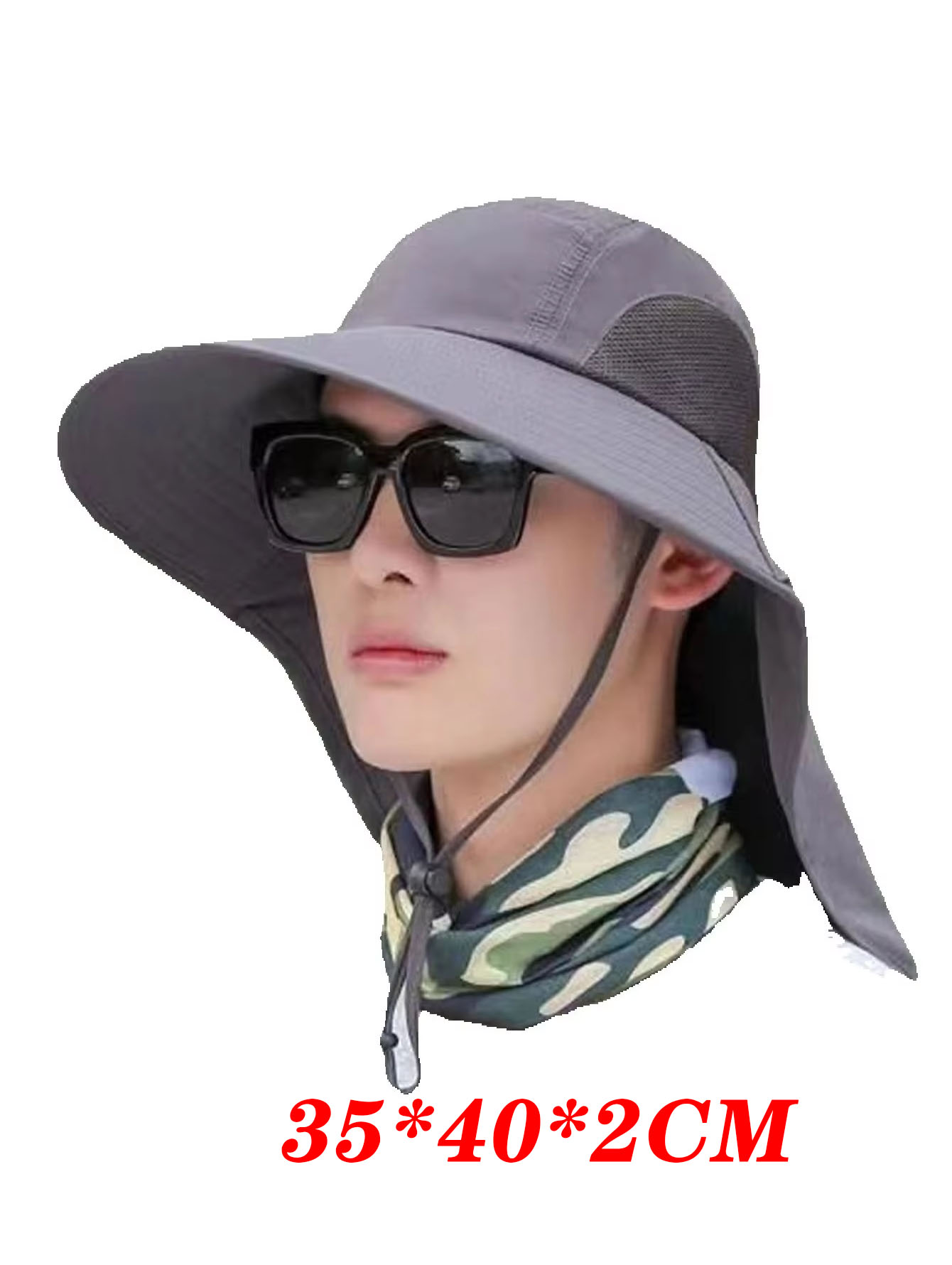 Topi selendang anti sinar mata - Outdoor Camping Hat ulasan dan harga