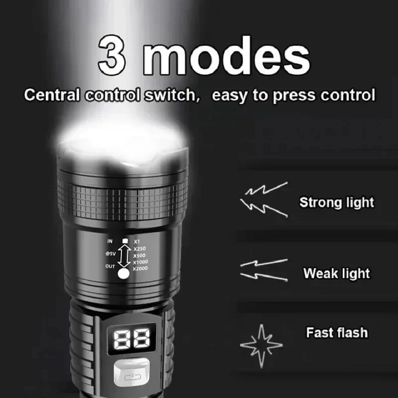 Senter LED Super Terang 100000 - Outdoor Camping Adventure Lamp ulasan dan harga