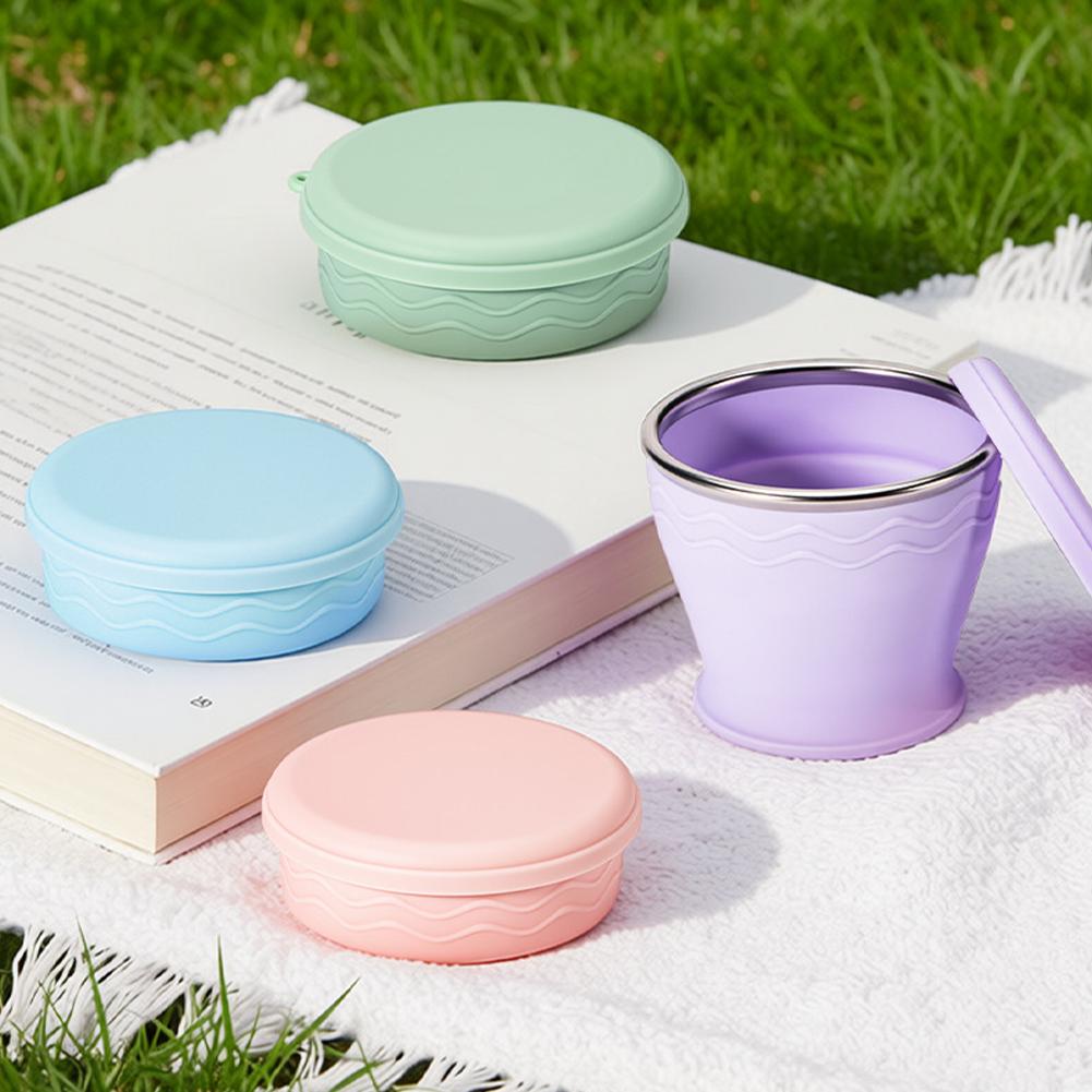 Cangkir Silikon Lipat dengan T - Collapsible Water Bottle ulasan dan harga