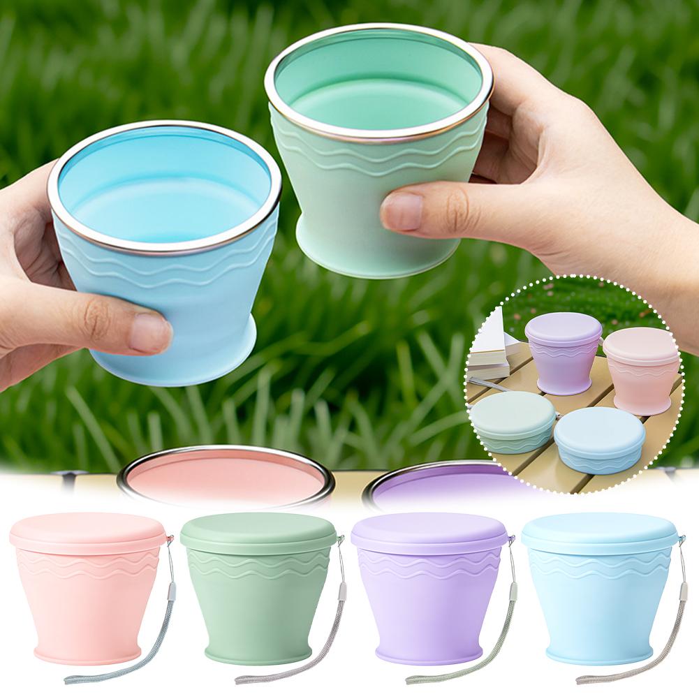 Cangkir Silikon Lipat dengan T - Collapsible Water Bottle ulasan dan harga