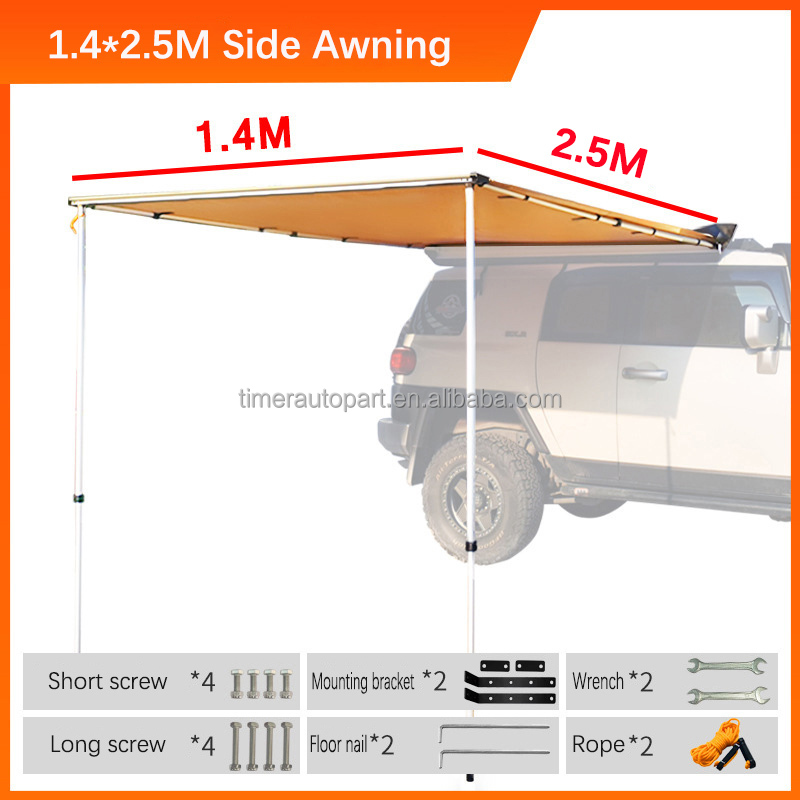Tenda Samping Mobil Anti Hujan - Outdoor Camping Van ulasan dan harga
