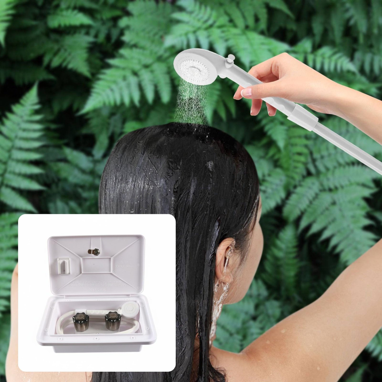 Kotak Shower Eksterior RV Komp - Outdoor Camping Box ulasan dan harga
