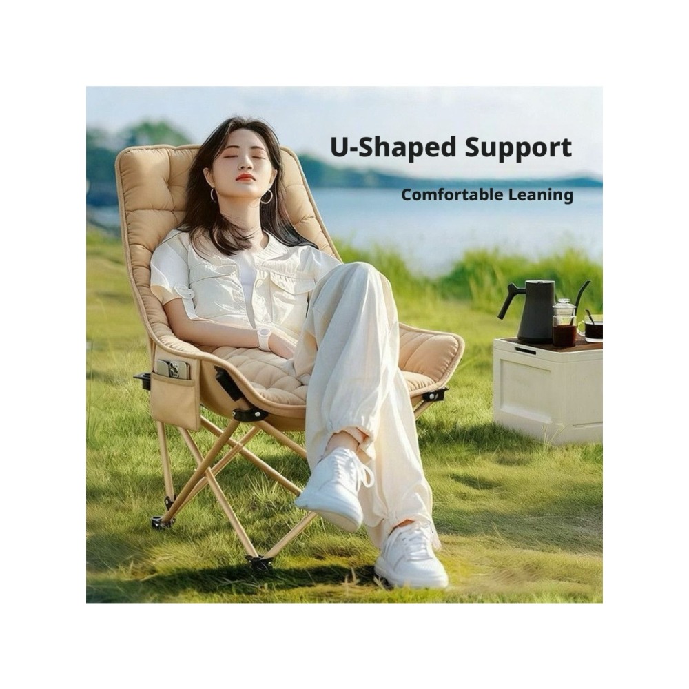 Kursi Lipat Santai Outdoor Ber - Outdoor Camping Recliner Chairs ulasan dan harga