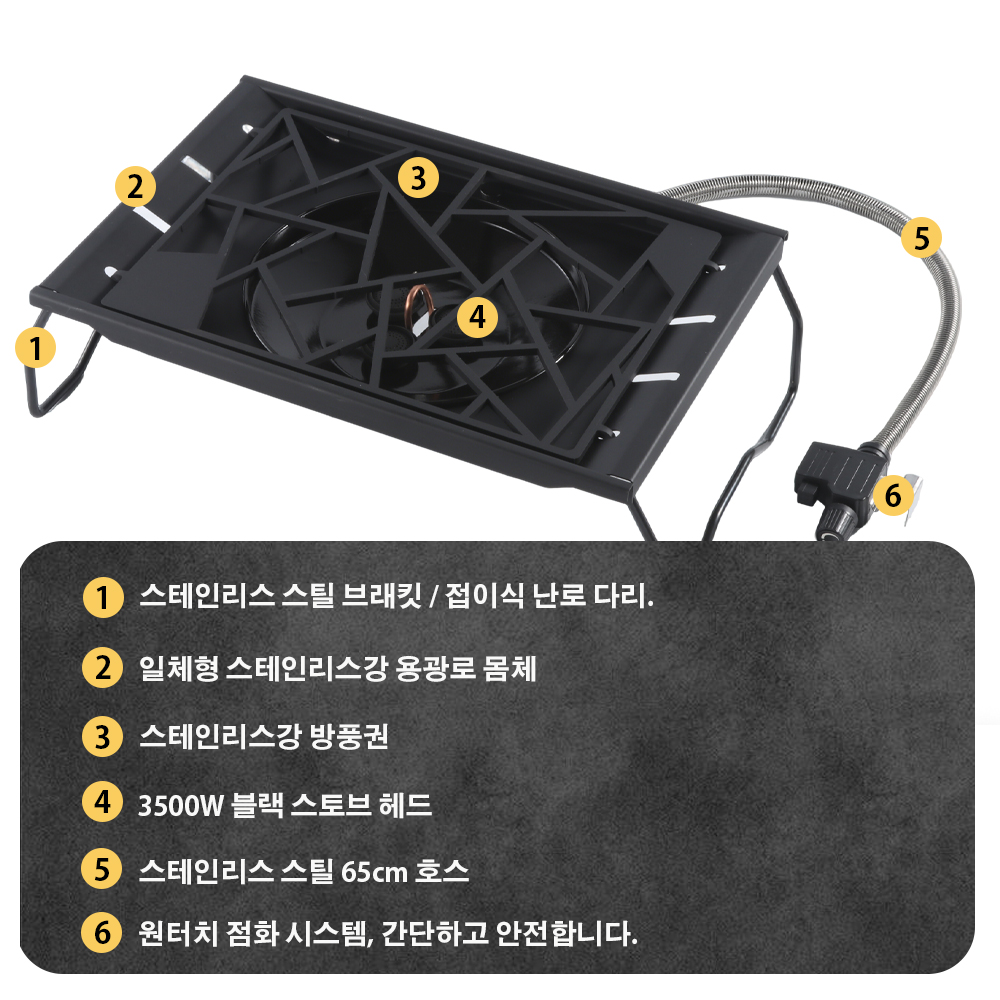 Pandatour Camping IGT Stove 65 - Outdoor Camping Heater For Tent ulasan dan harga