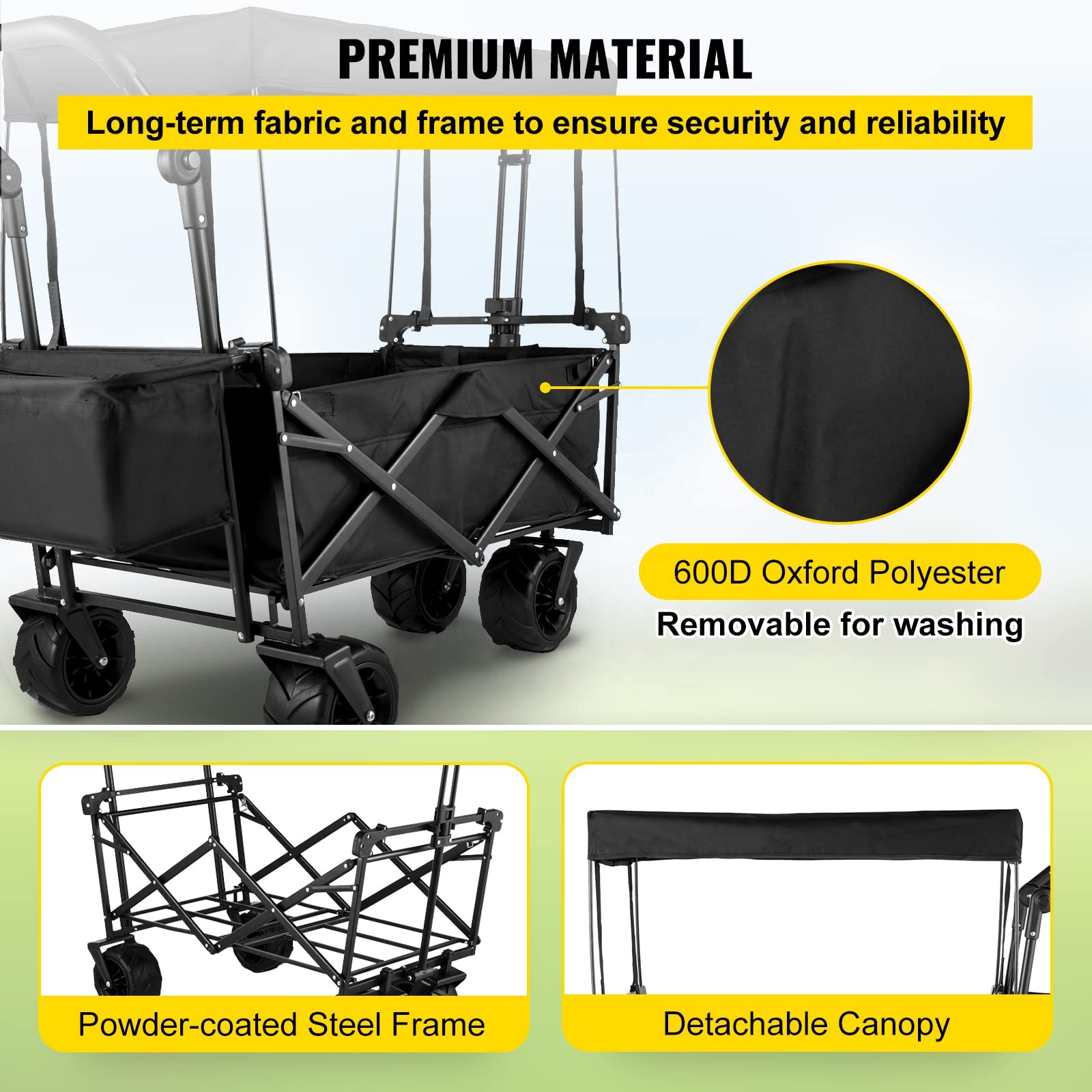Gerobak Lipat Serbaguna untuk  - Outdoor Camping Wagon ulasan dan harga