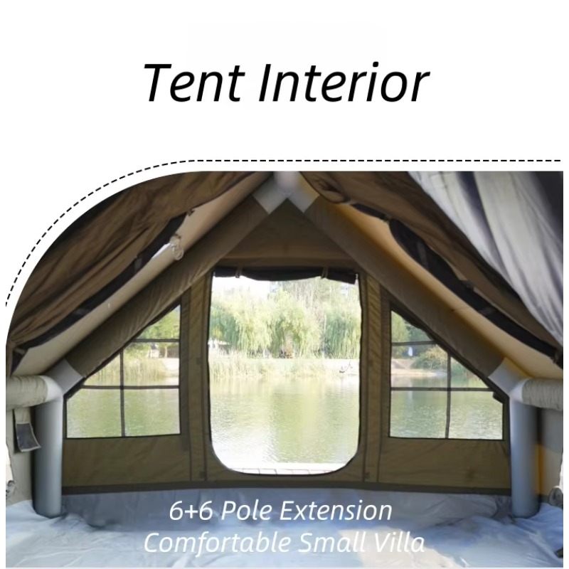 Tenda Kemping Tiup Luar Ruanga - Outdoor Camping Inflatable Tent ulasan dan harga