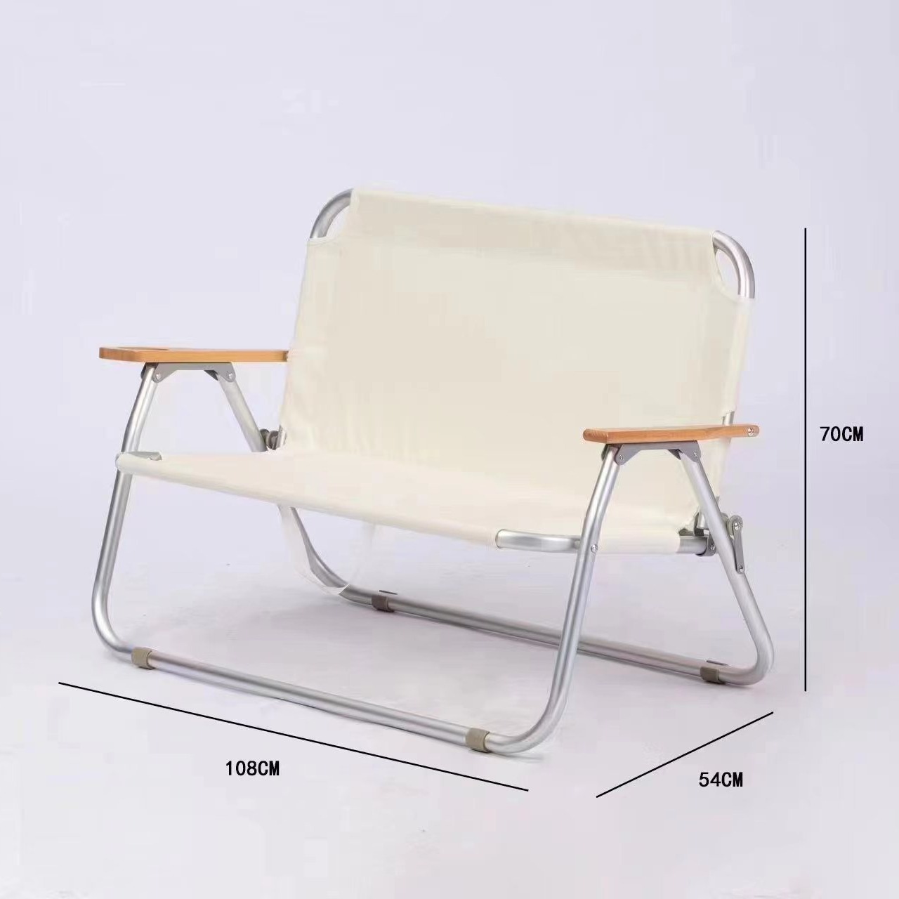 Kursi Pantai Lipat 2 Orang, Ta - Outdoor Camping Recliner Chairs ulasan dan harga