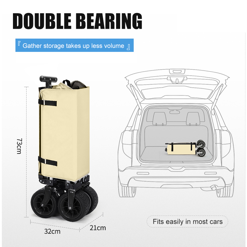 Gerobak Lipat Luar Ruangan 600 - Outdoor Camping Wagon ulasan dan harga