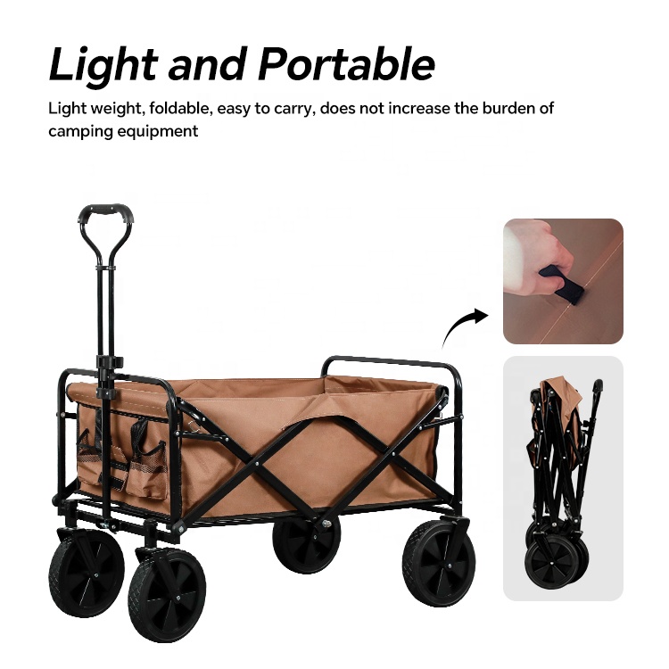 Troli Lipat HOMFUL untuk Meman - Outdoor Camping Wagon ulasan dan harga
