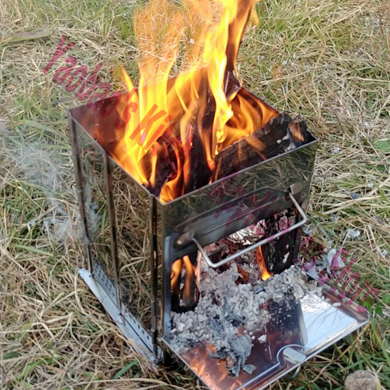 Kompor Kayu Peralatan Berkemah - Outdoor Camping Stove ulasan dan harga