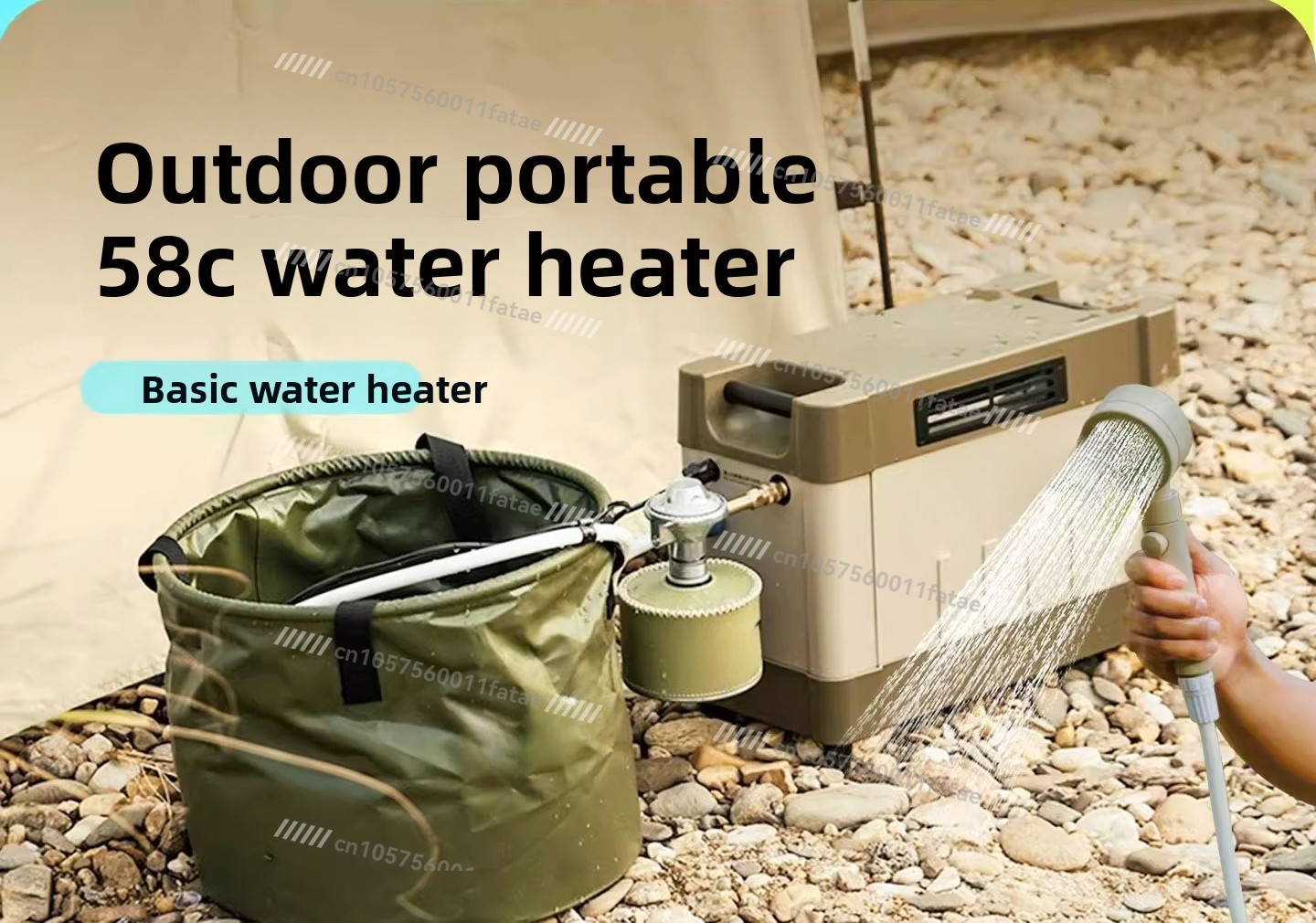 Pemanas Air Mandi Portabel unt - Outdoor Camping Water Heater ulasan dan harga