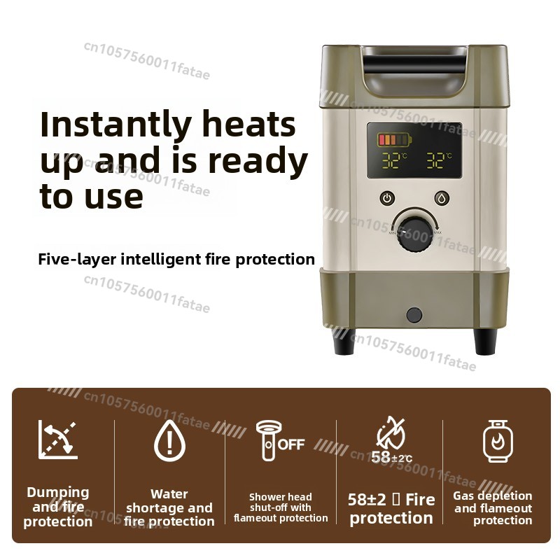 Pemanas Air Mandi Portabel unt - Outdoor Camping Water Heater ulasan dan harga