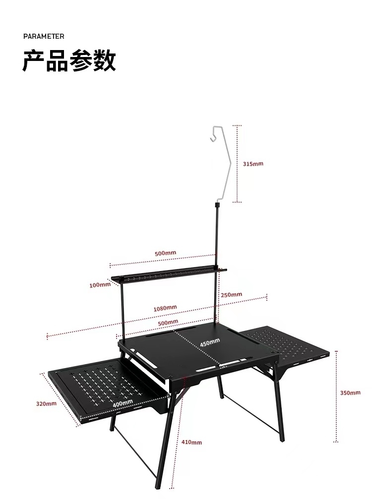 Meja Dapur Portabel Aluminium  - Outdoor Camping Warehouse ulasan dan harga