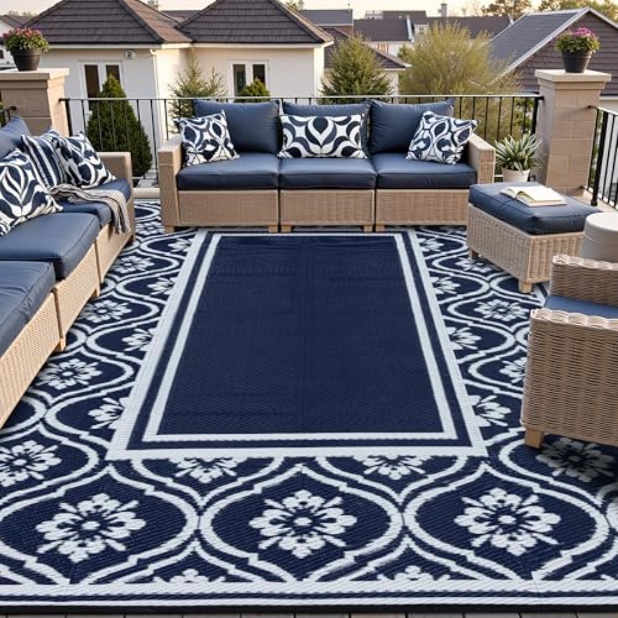 Karpet Luar Ruangan 8x10 kaki  - Outdoor Camping Rugs 8X10 ulasan dan harga