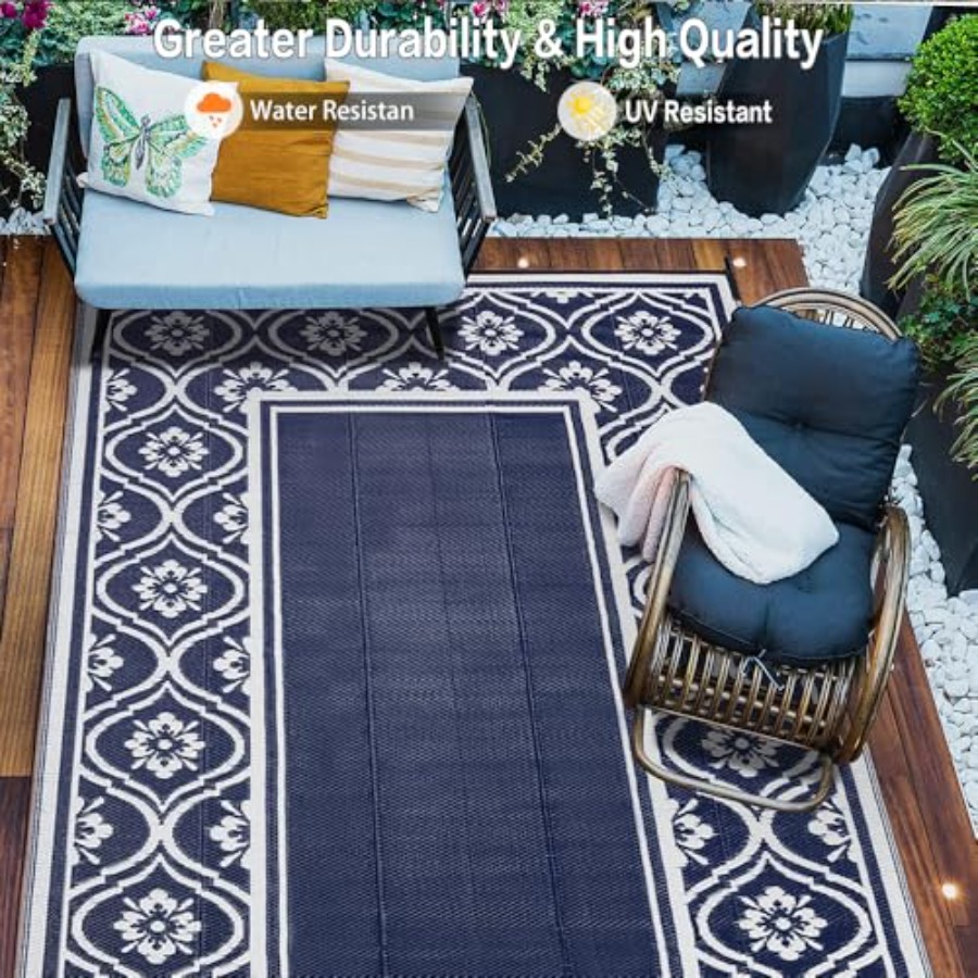 Karpet Luar Ruangan 8x10 kaki  - Outdoor Camping Rugs 8X10 ulasan dan harga