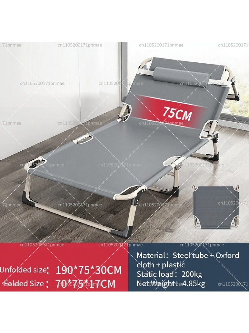 Tempat Tidur Lipat Logam Moder - Outdoor Camping Folding Chair ulasan dan harga