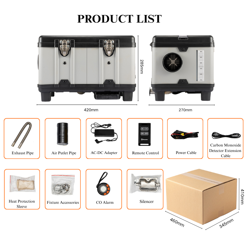 Pemanas Diesel Otomatis 12V 22 - Outdoor Camping Heater For Tent ulasan dan harga