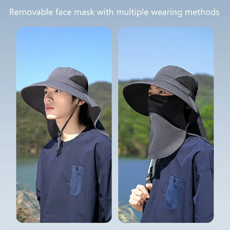 Topi Matahari Musim Panas Anti - Outdoor Camping Hat ulasan dan harga