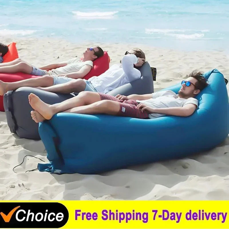 Sofa Tiup Portabel untuk Luar  - Outdoor Camping Recliner Chairs ulasan dan harga