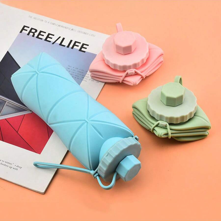 1 Buah Cangkir Silikon Besar D - Collapsible Water Bottle ulasan dan harga