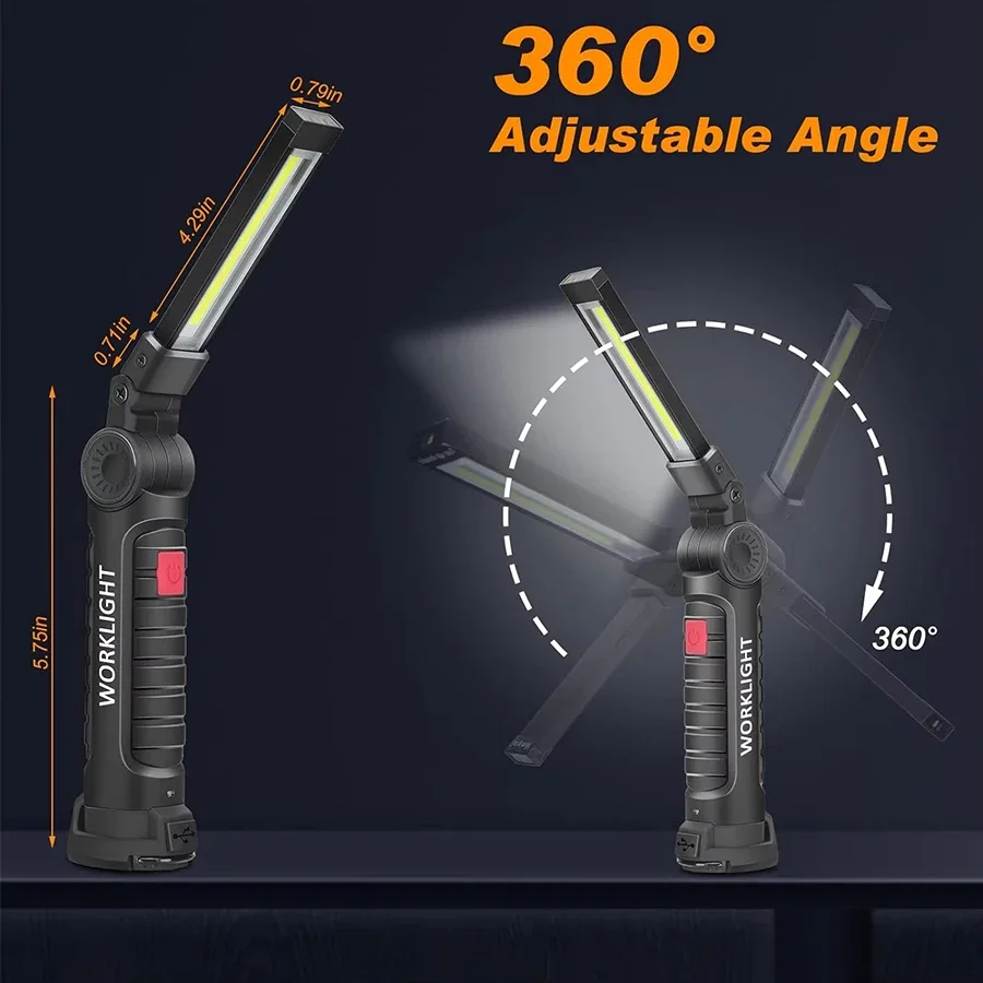 Senter LED COB Portabel Baru,  - Outdoor Camping Adventure Lamp ulasan dan harga