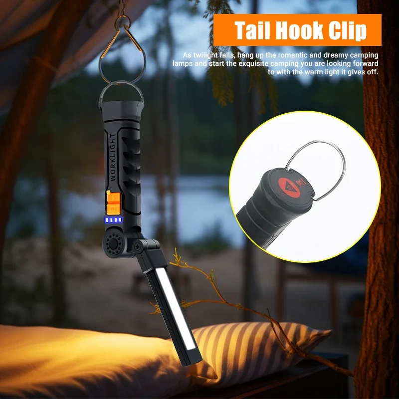 Senter LED COB Portabel Lampu  - Outdoor Camping Adventure Lamp ulasan dan harga