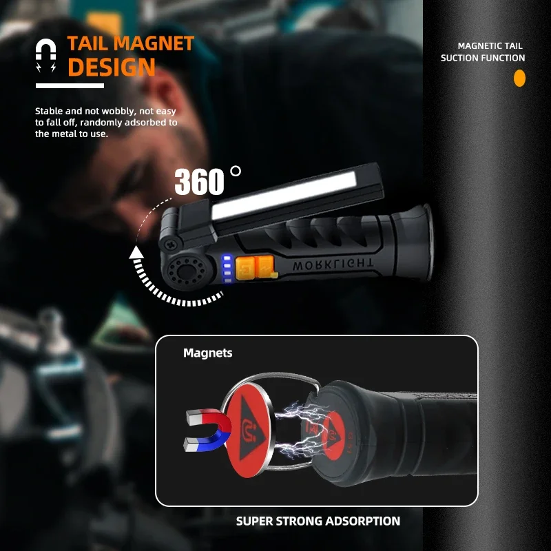 Senter LED COB Portabel Lampu  - Outdoor Camping Adventure Lamp ulasan dan harga