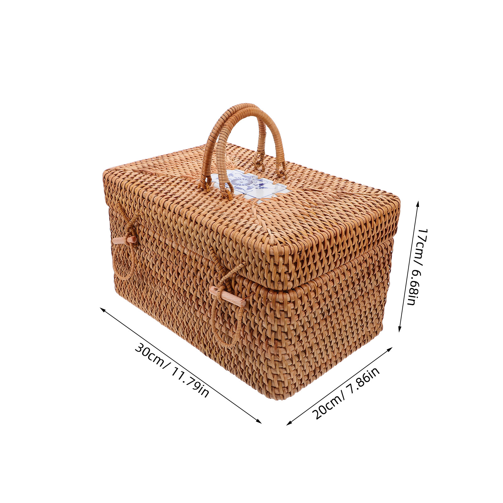 Keranjang Piknik Rotan Anyaman - Outdoor Camping Box ulasan dan harga