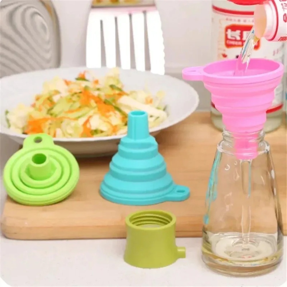 10 Buah Set Corong Dapur Silik - Collapsible Water Bottle ulasan dan harga