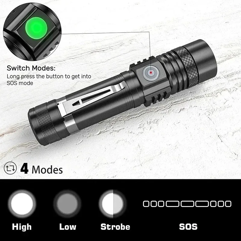 Senter LED T6 Isi Ulang, Sente - Outdoor Camping Adventure Lamp ulasan dan harga