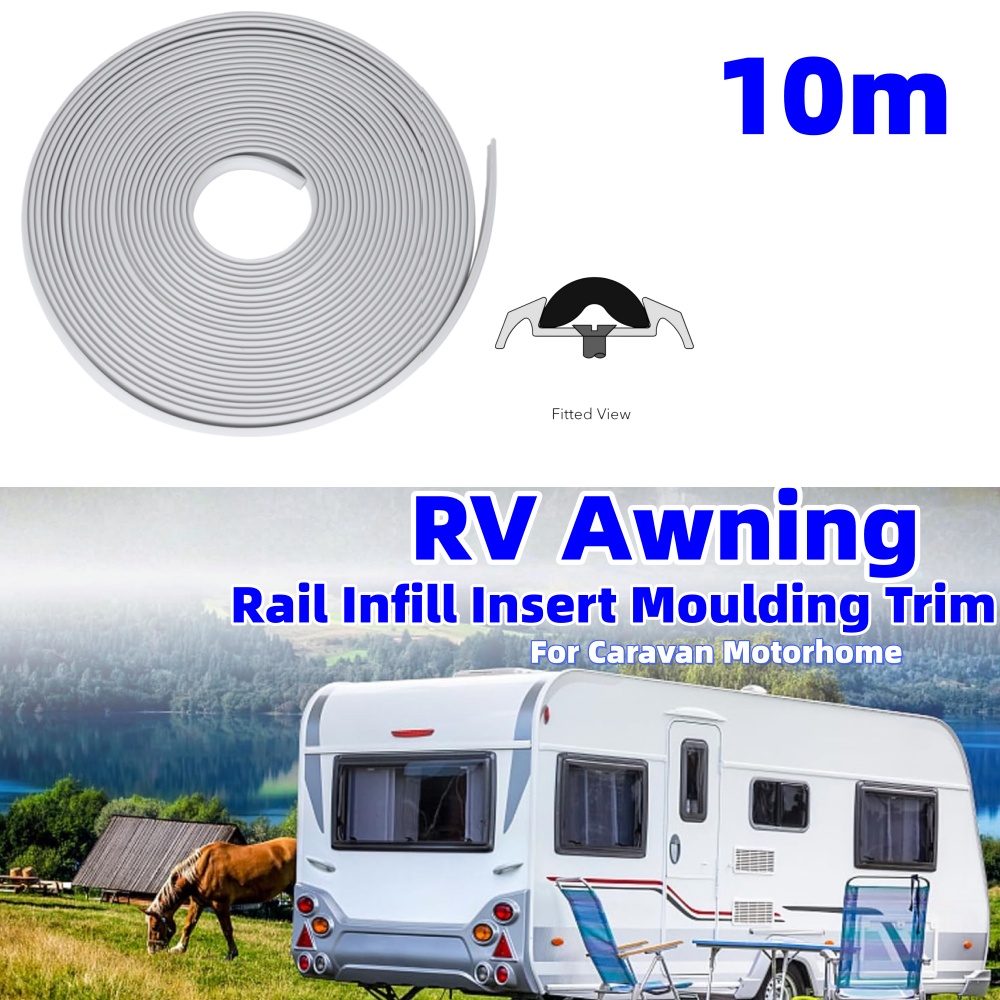 10m RV Awning Rail Infill Inse - Outdoor Camping Van ulasan dan harga