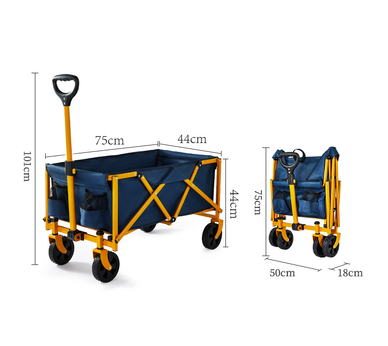 Gerobak Lipat Portabel, Kereta - Outdoor Camping Wagon ulasan dan harga