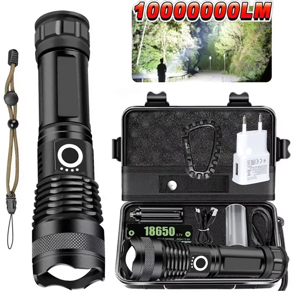 Senter LED Daya Tinggi Dapat D - Outdoor Camping And Fishing ulasan dan harga