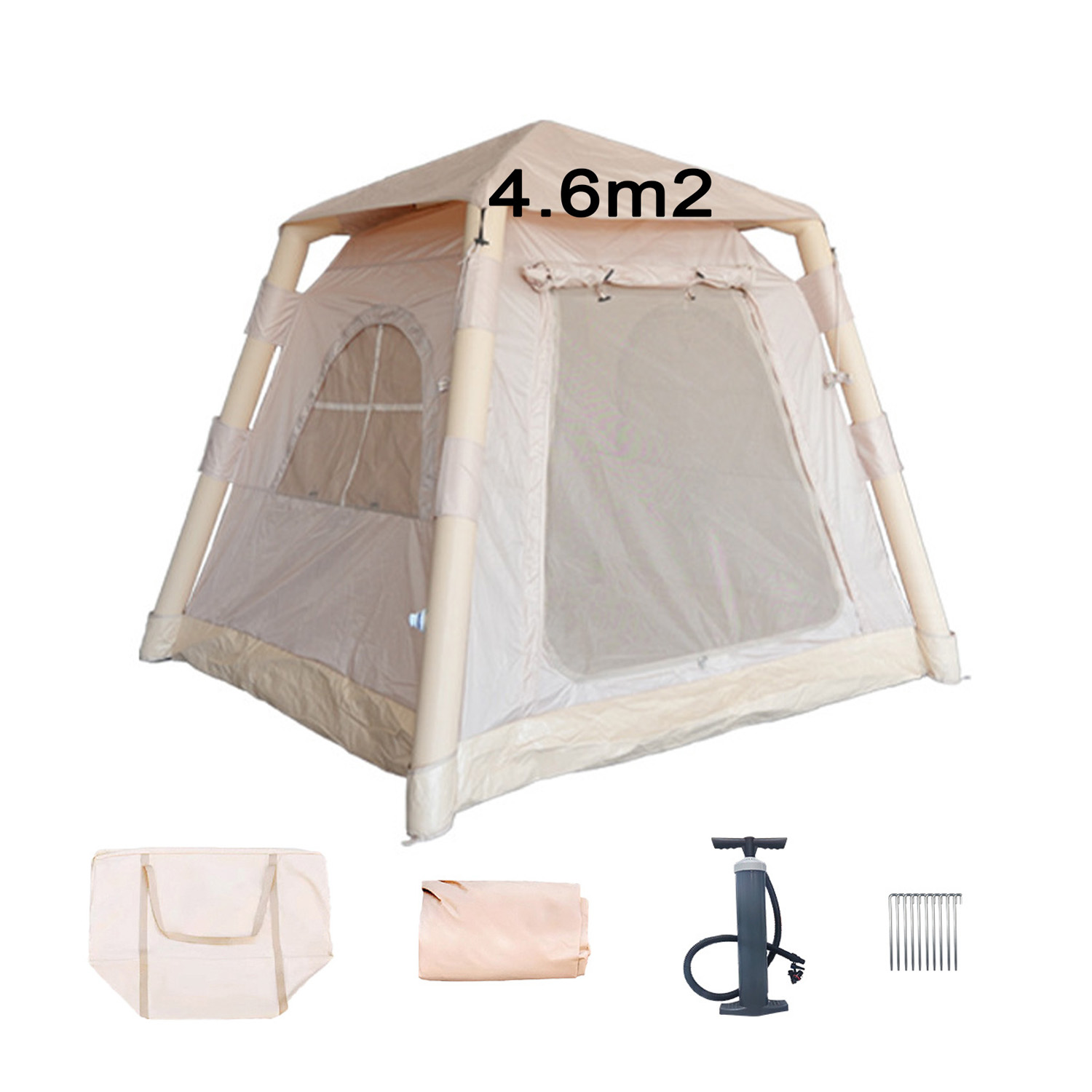 Tenda Tiup Ringan 4,6 Meter Pe - Outdoor Camping Inflatable Tent ulasan dan harga
