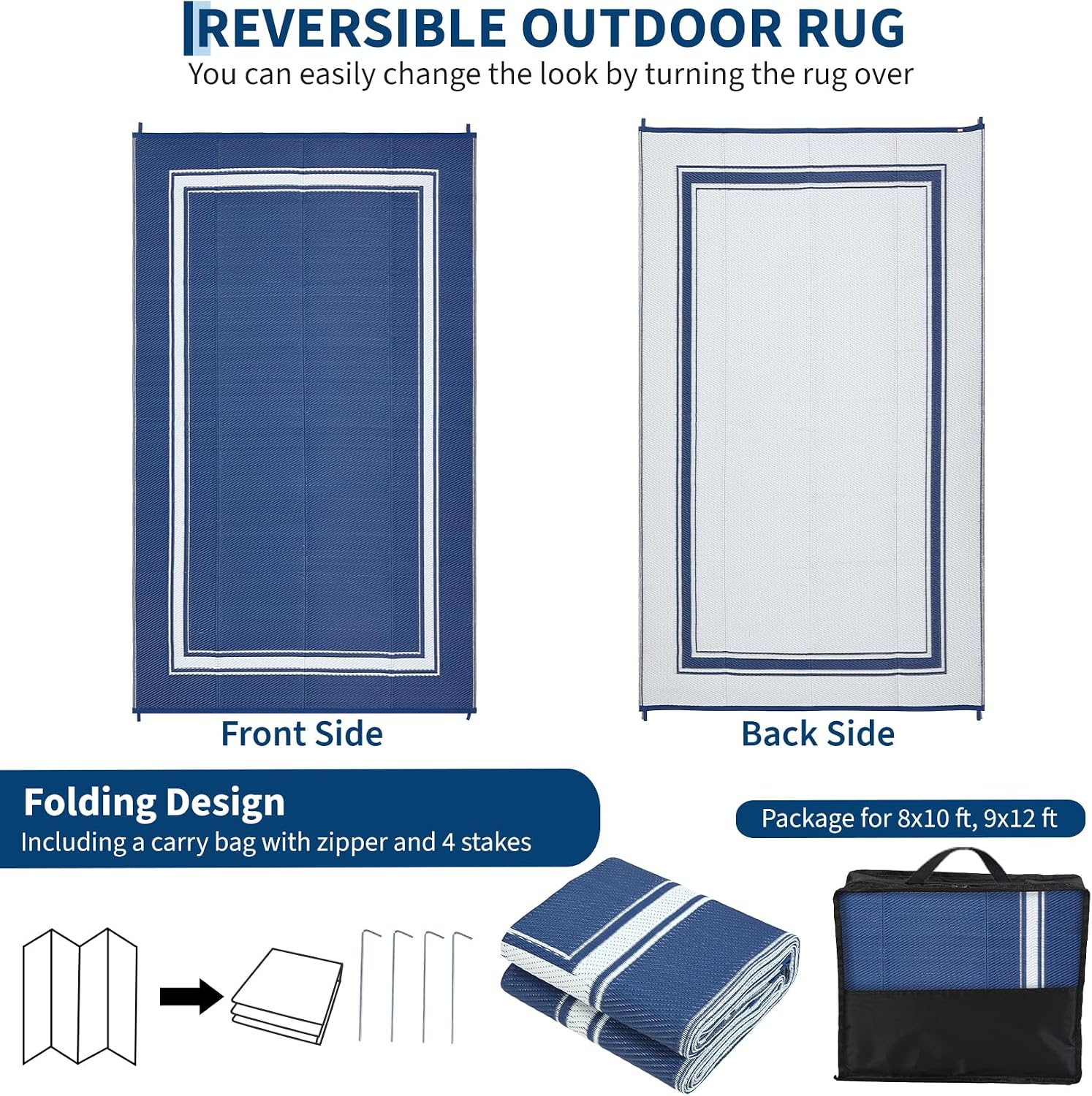 Karpet Luar Ruangan 8x10/9X12F - Outdoor Camping Rugs 8X10 ulasan dan harga