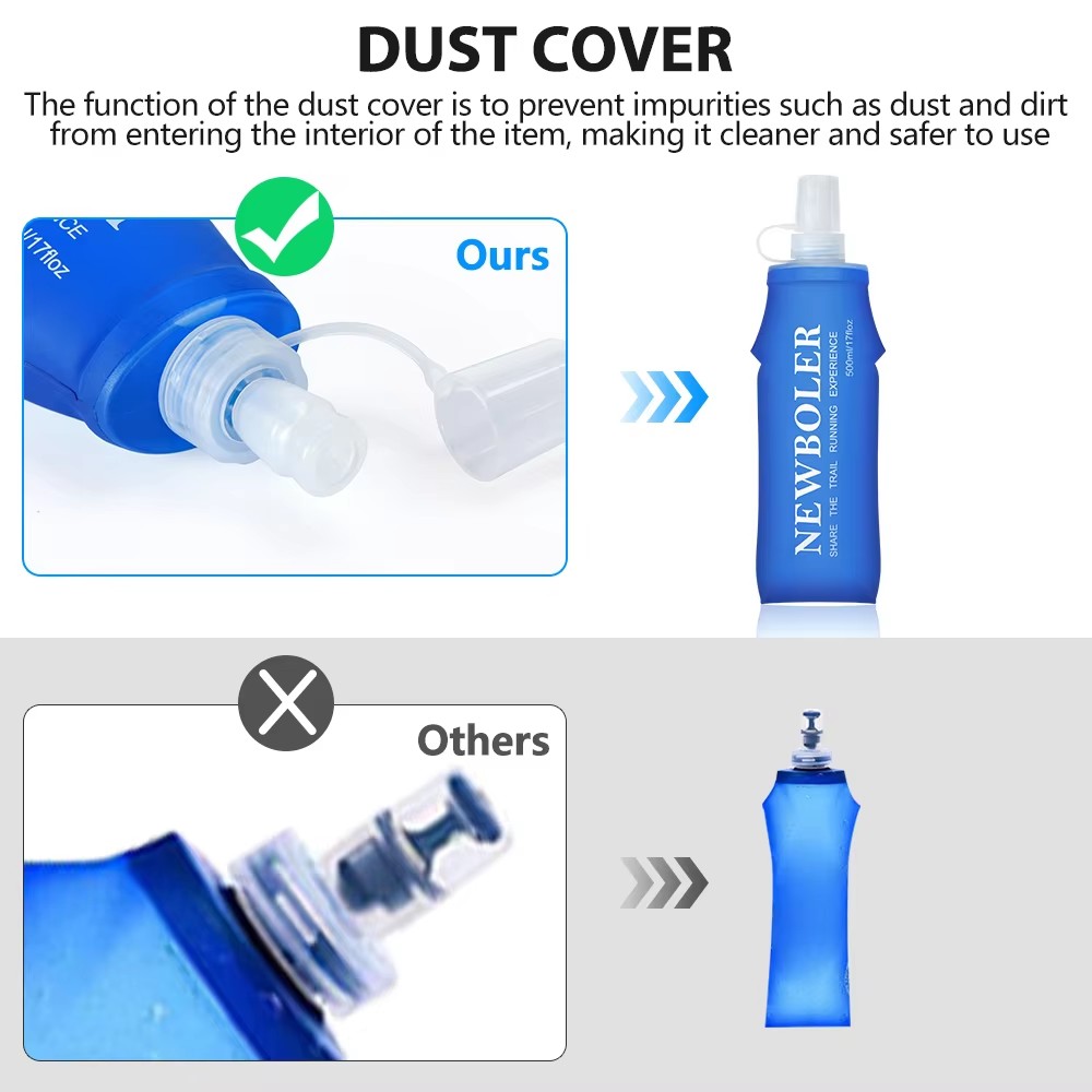 NEWBOLER 250Ml/500Ml Botol Air - Collapsible Water Bottle ulasan dan harga