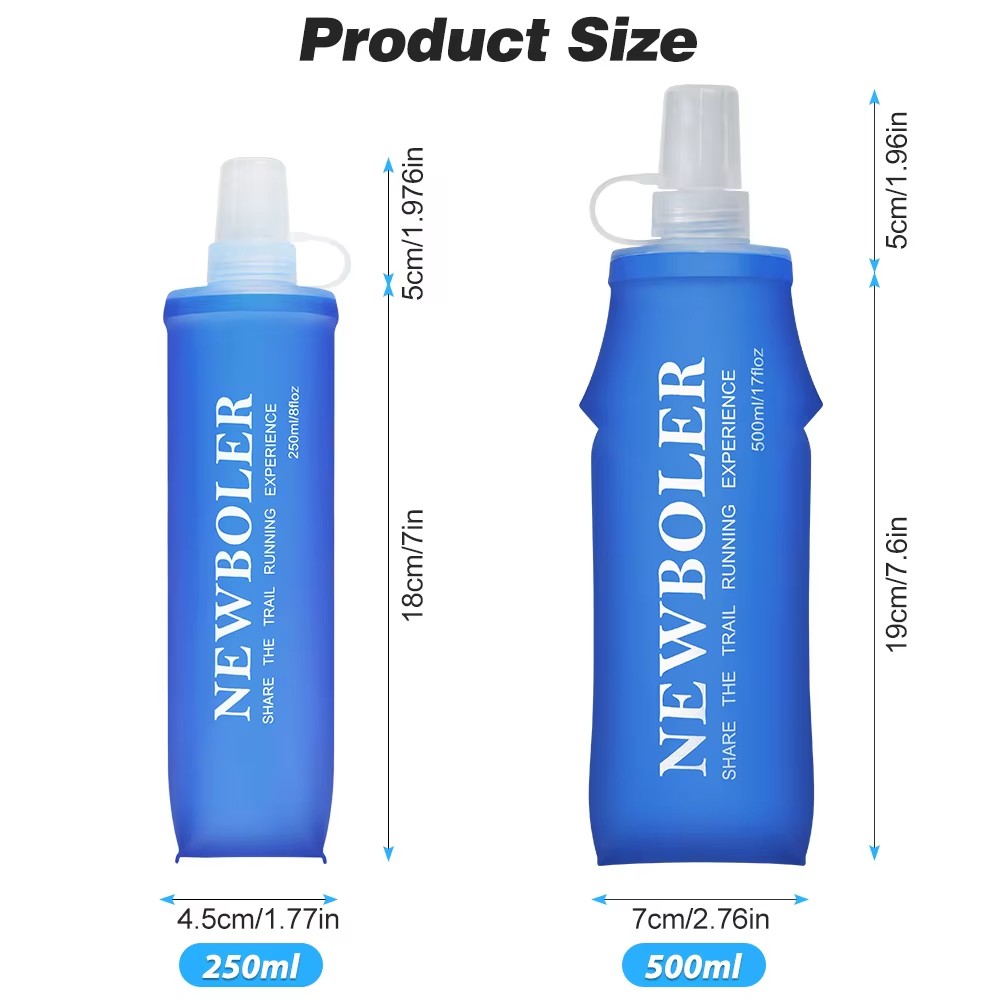 NEWBOLER 250Ml/500Ml Botol Air - Collapsible Water Bottle ulasan dan harga